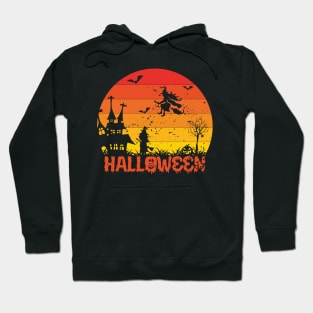 Halloween Night with witch Hoodie